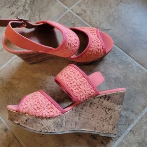 NWOT Wedge Sandals